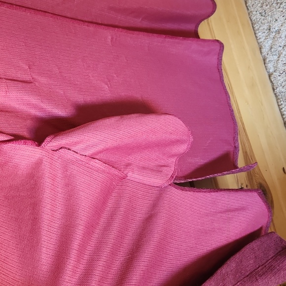 Red long cardigan - Picture 3 of 4